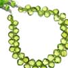 Natural Fine Quality Clean Green Peridot Faceted Cushion Shape Beads Strand Quantity is 8 Beads and Sizes from 9.5mm approx. 